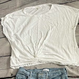 White LOFT tee